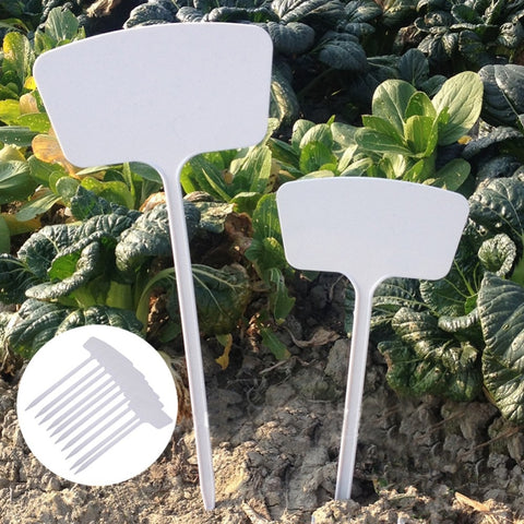 T-type Plastic Plants Labels Flowerpot