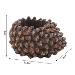 Flowerpot Pine Nuts  Shaped Fower Pots